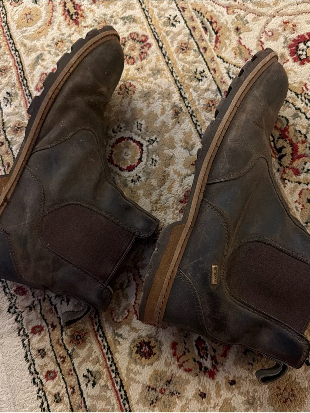 Muck Boot Chelsea Boot Brown Oiled Leather Mens US Size 12 Waterproof